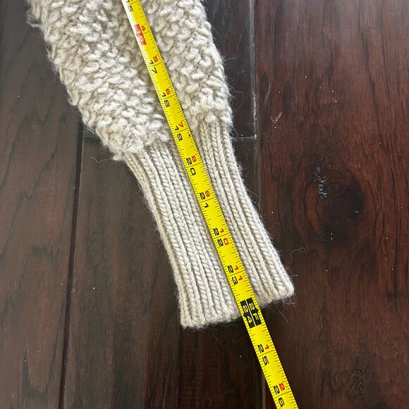 Banana Republic Cream Cozycore Coatigan wool blend open front women's sz S - Picture 6 of 6